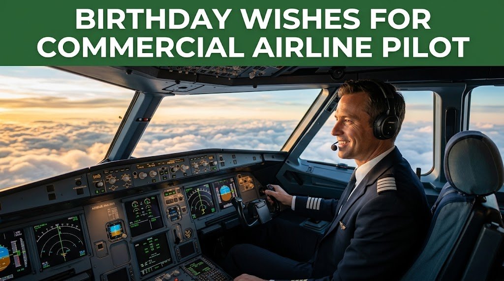 Birthday Wishes for Commercial Airline Pilot
