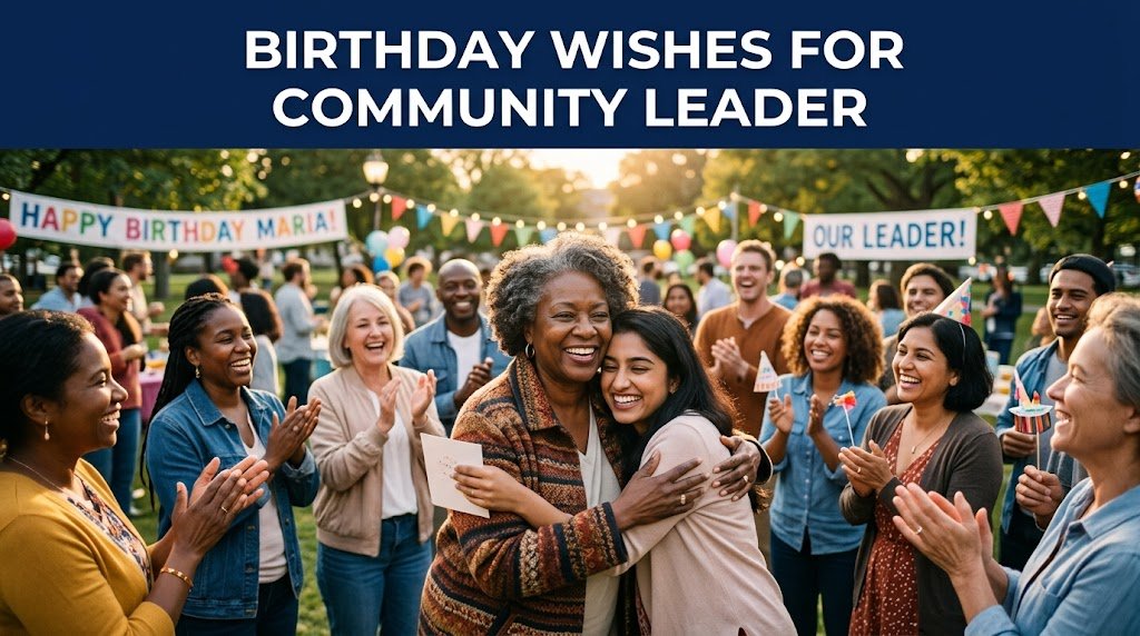 Birthday Wishes for Community Leader