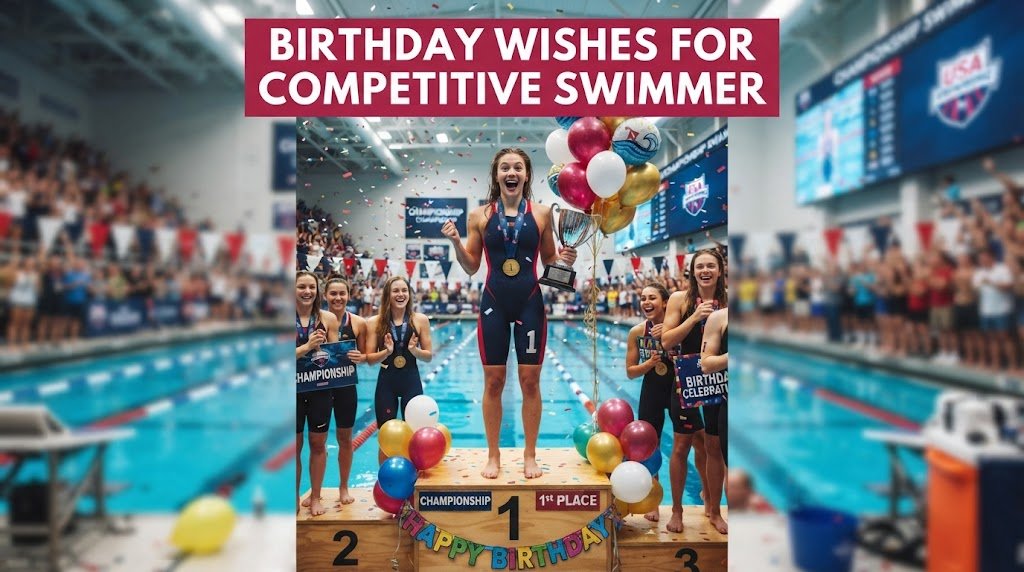 Birthday Wishes for Competitive Swimmer