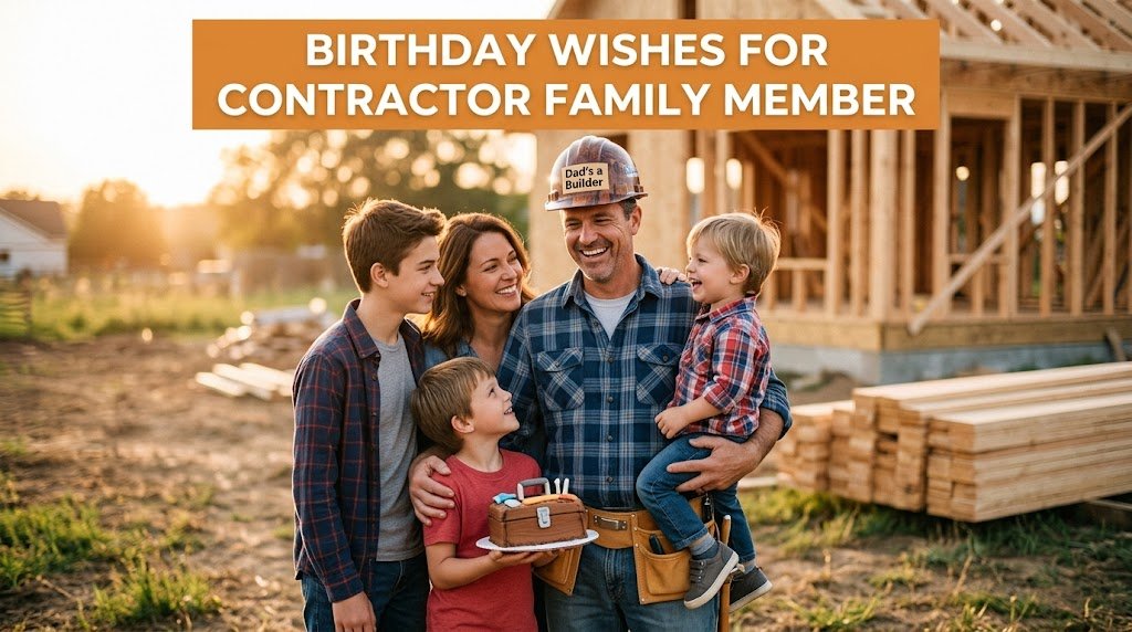 Birthday Wishes for Contractor Family Member
