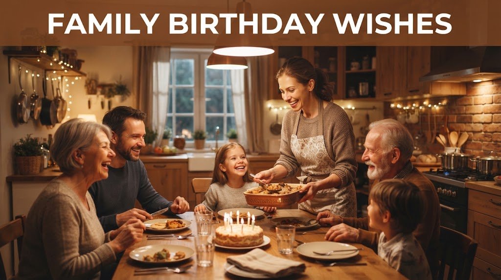 Birthday Wishes for Cook Family Member