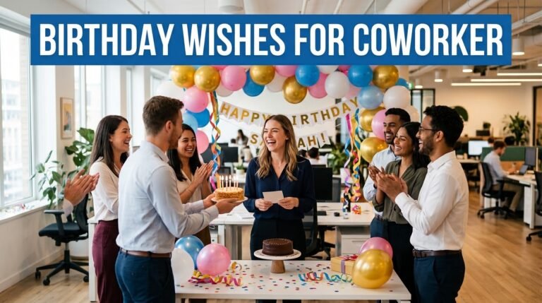 Birthday Wishes for Coworker