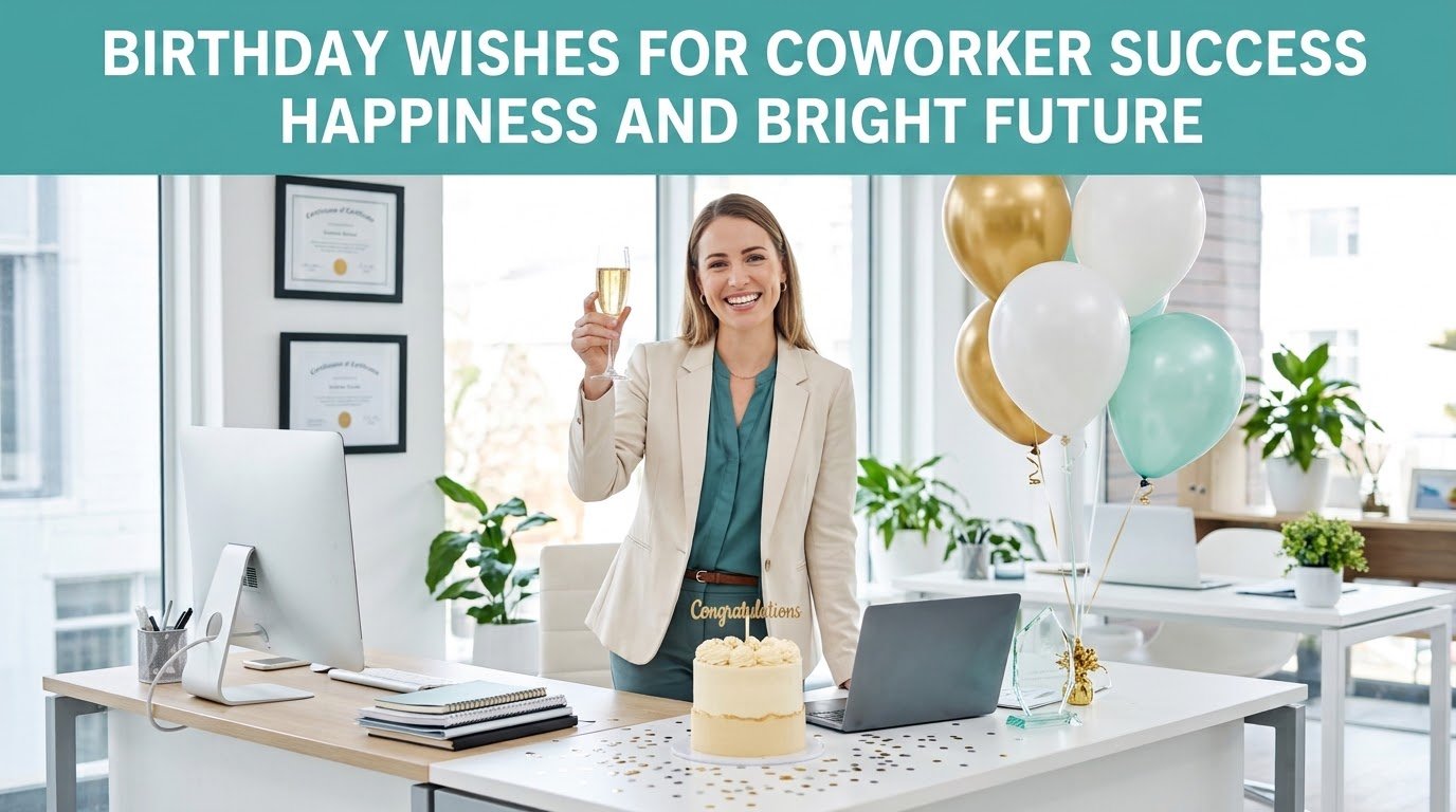 Birthday Wishes for Coworker's Success