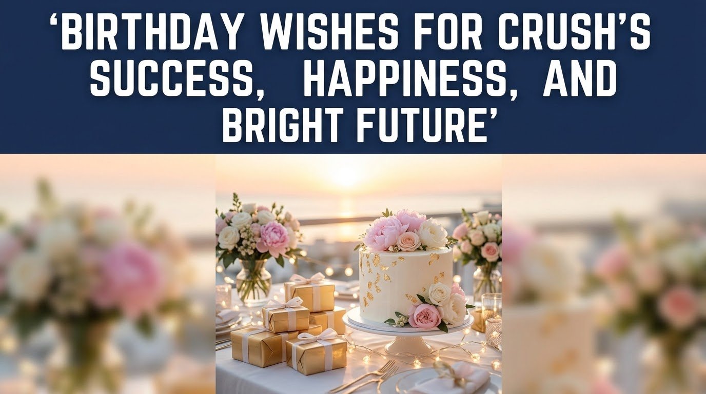 Birthday Wishes for Crush's Success
