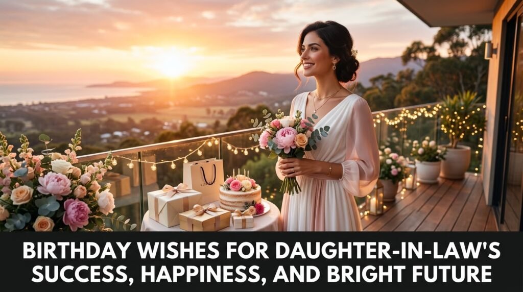 Birthday Wishes for Daughter-in-Law's Success