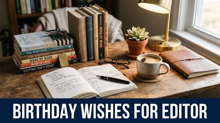 Birthday Wishes for Editor
