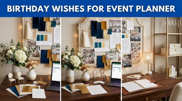 Birthday Wishes for Event Planner