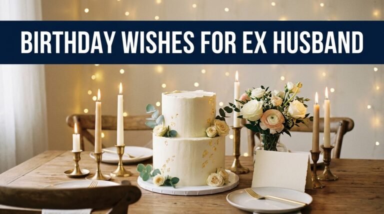 Birthday Wishes for Ex Husband
