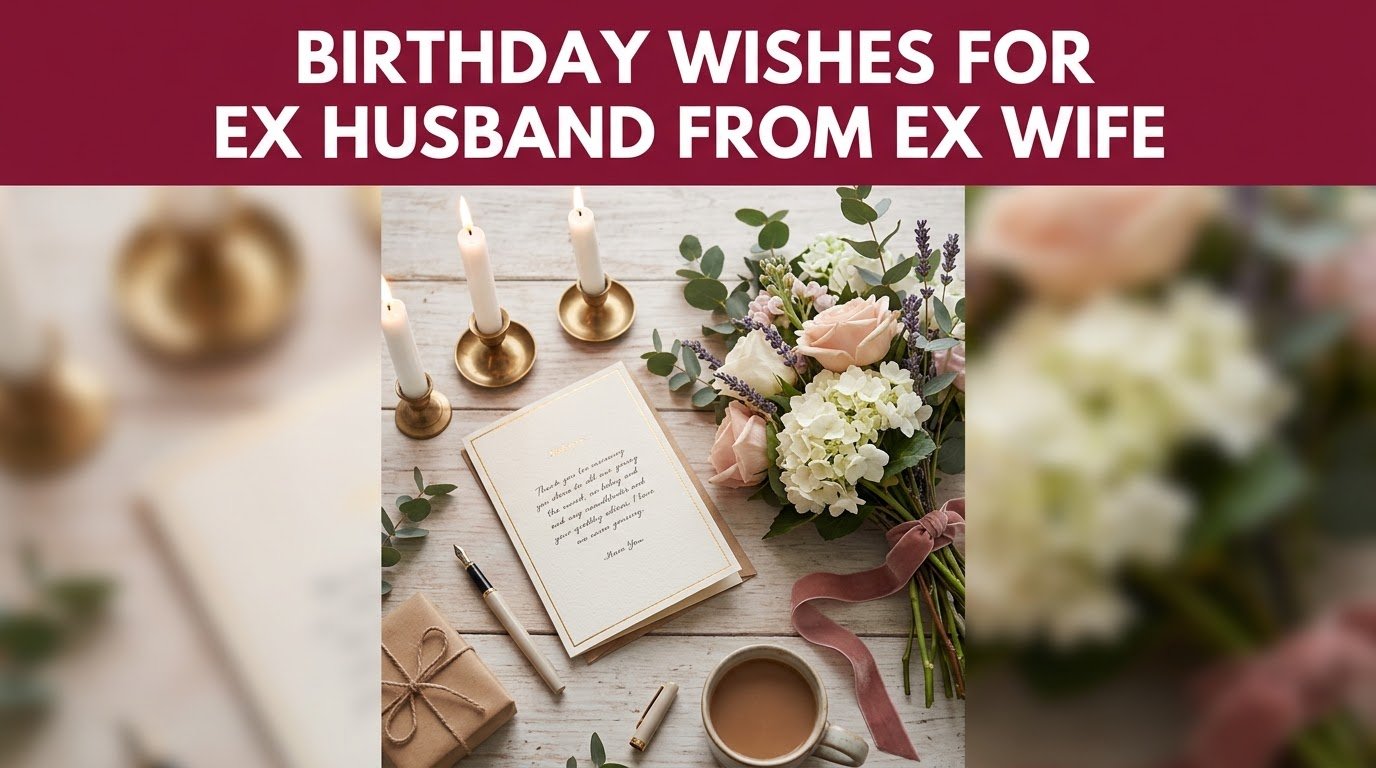 Birthday Wishes for Ex Husband from Ex Wife
