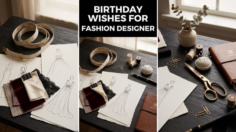 Birthday Wishes for Fashion Designer
