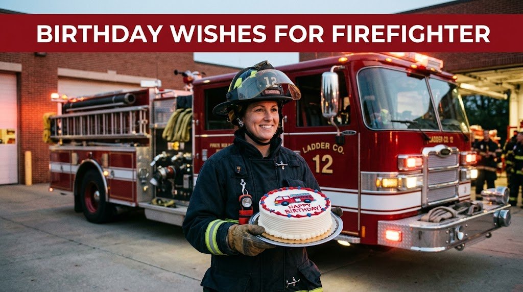 Birthday Wishes for Firefighter