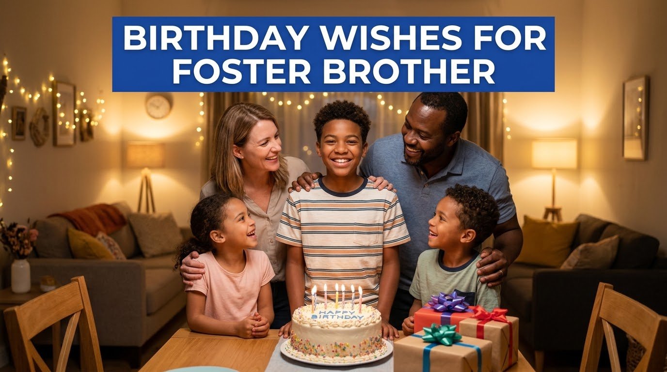 Birthday Wishes for Foster Brother