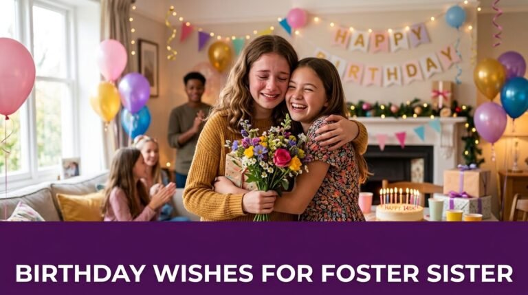 Birthday Wishes for Foster Sister