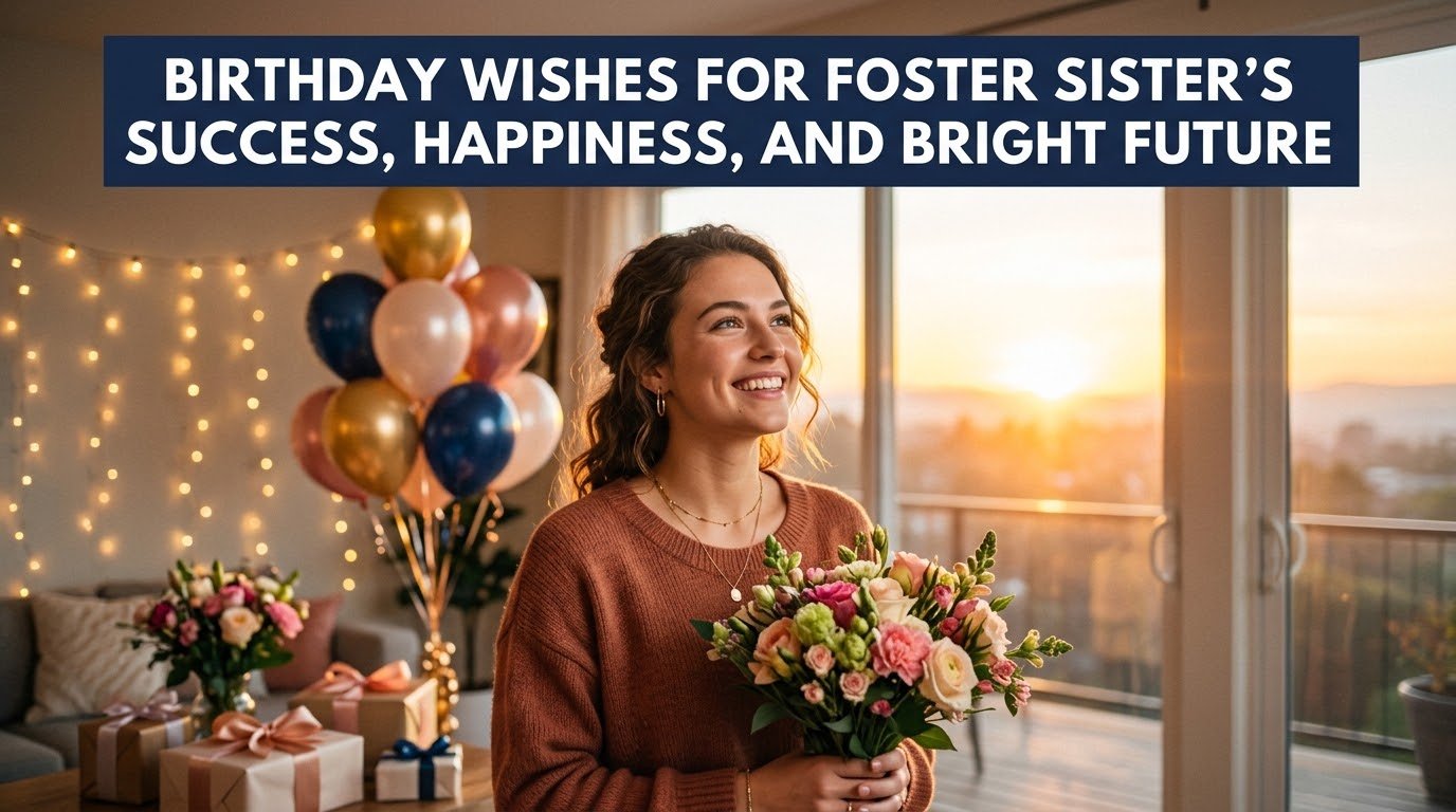 Birthday Wishes for Foster Sister Success