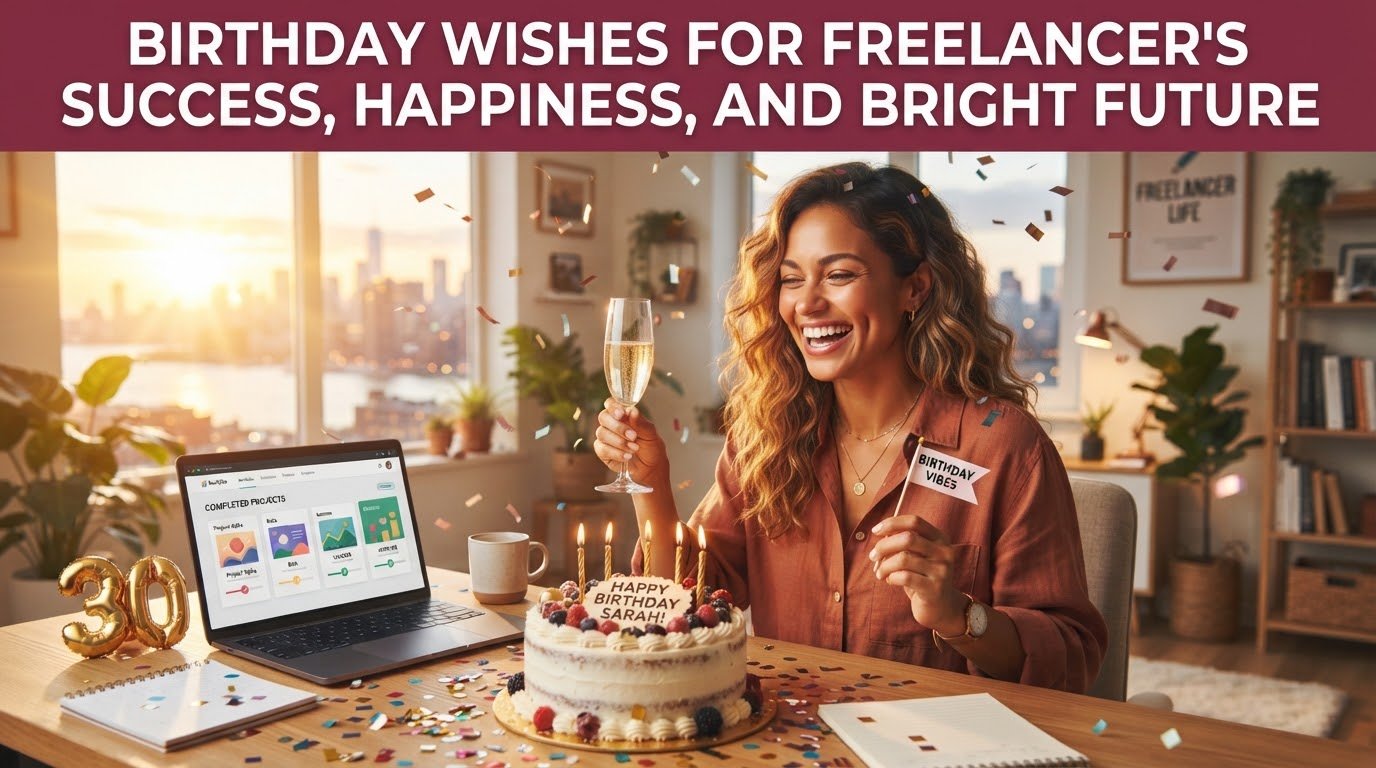 Birthday Wishes for Freelancer's Success
