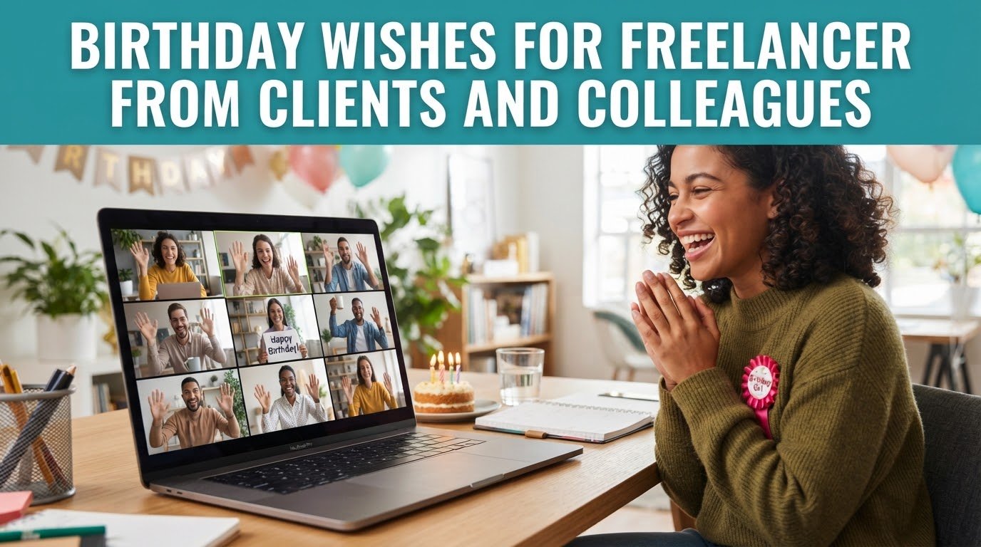 Birthday Wishes for Freelancer from Clients and Colleagues