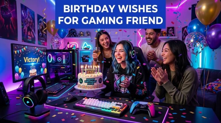 Birthday Wishes for Gaming Friend