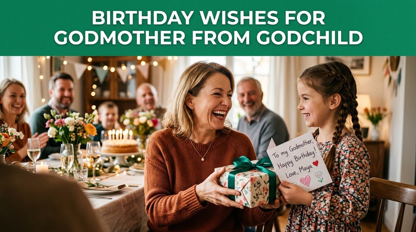 Birthday Wishes for Godmother from Godchild
