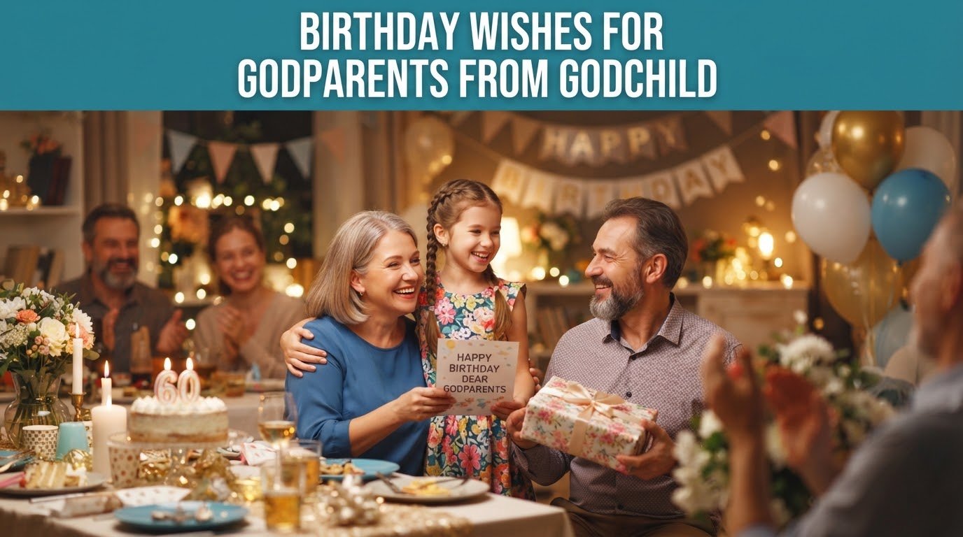 Birthday Wishes for Godparents from Godchild