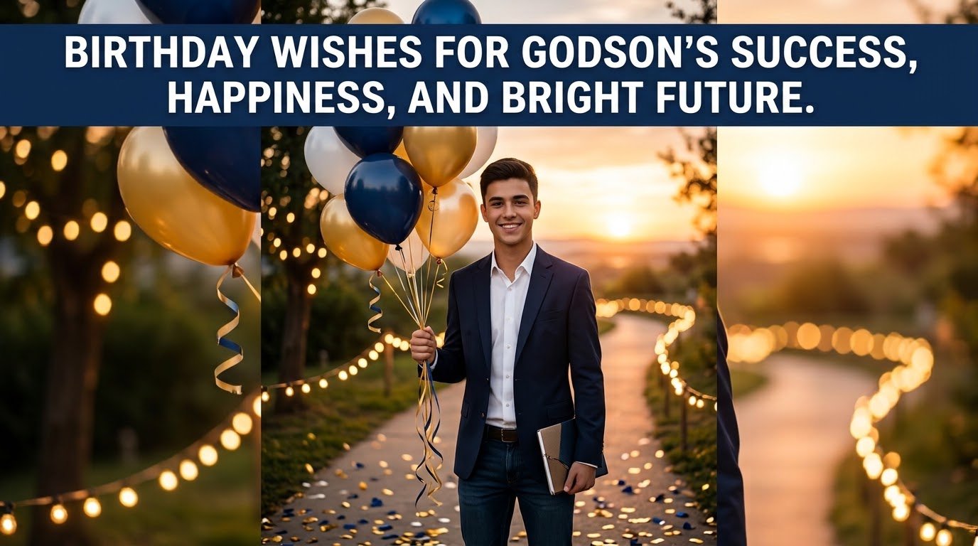 Birthday Wishes for Godson's Success