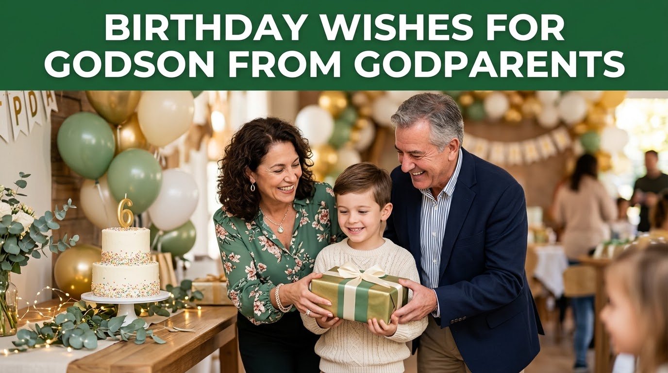 Birthday Wishes for Godson from Godparents
