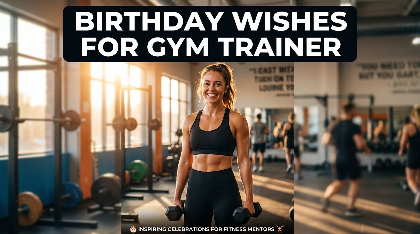 Birthday Wishes for Gym Trainer