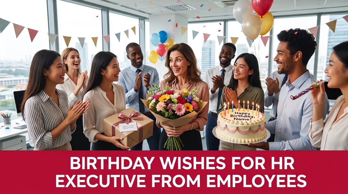 Birthday Wishes for HR Executive from Employees