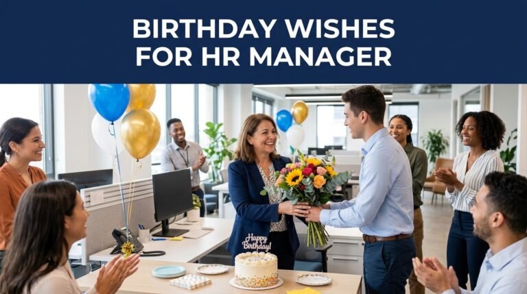 Birthday Wishes for HR Manager