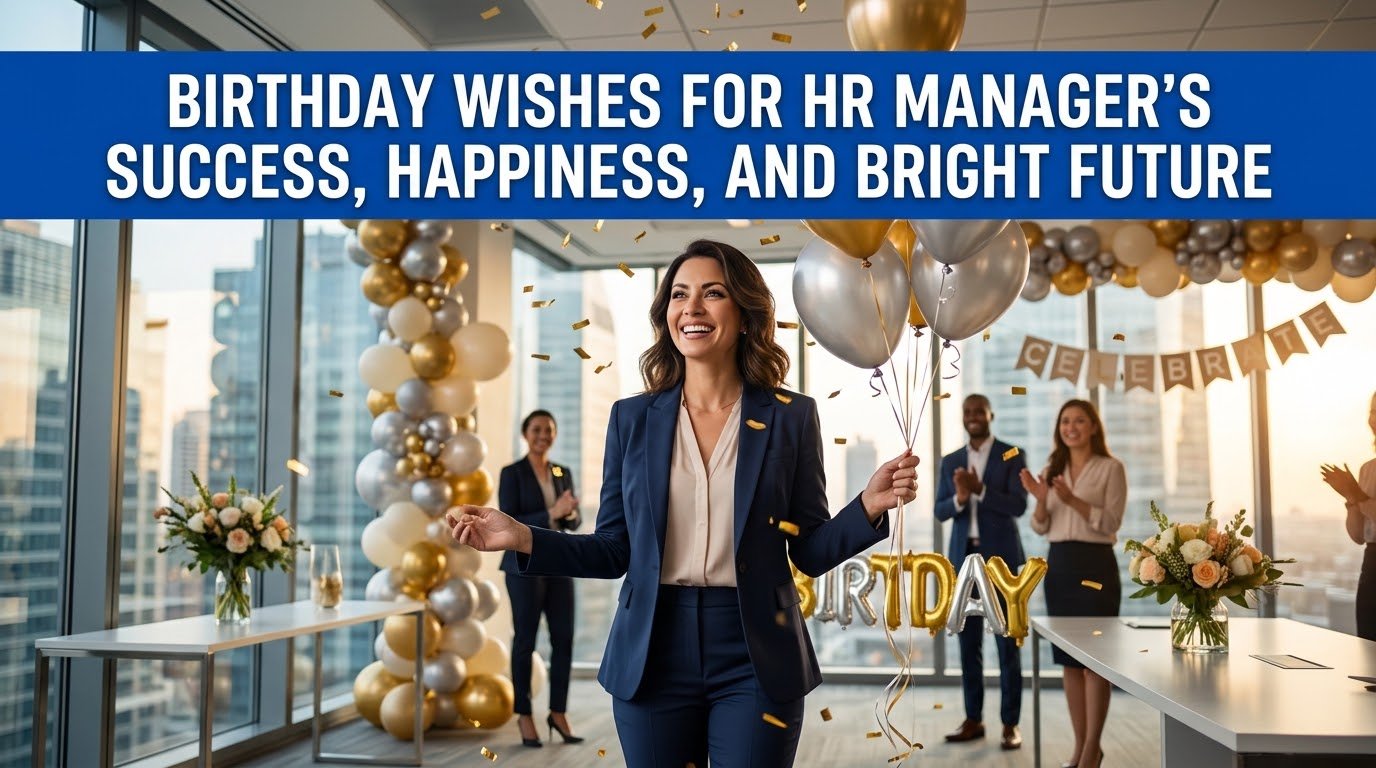Birthday Wishes for HR Manager's Success