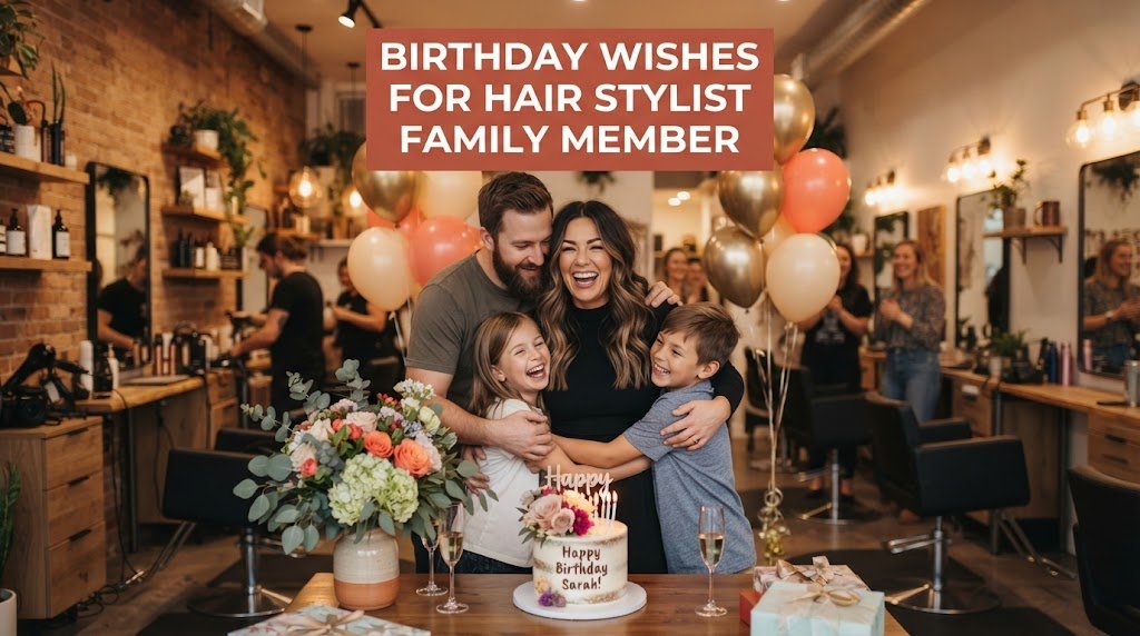 Birthday Wishes for Hair Stylist Family Member