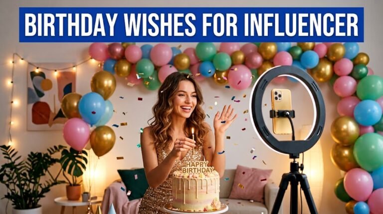Birthday Wishes for Influencer
