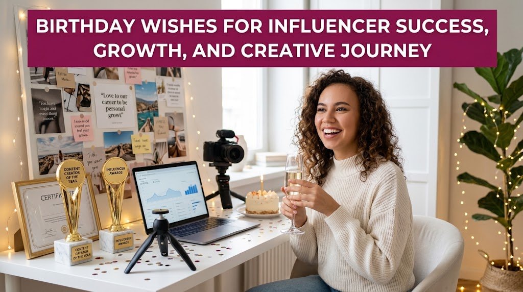 Birthday Wishes for Influencer Success, Growth, and Creative Journey