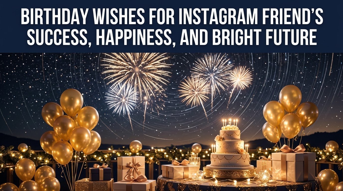 Birthday Wishes for Instagram Friend's Success