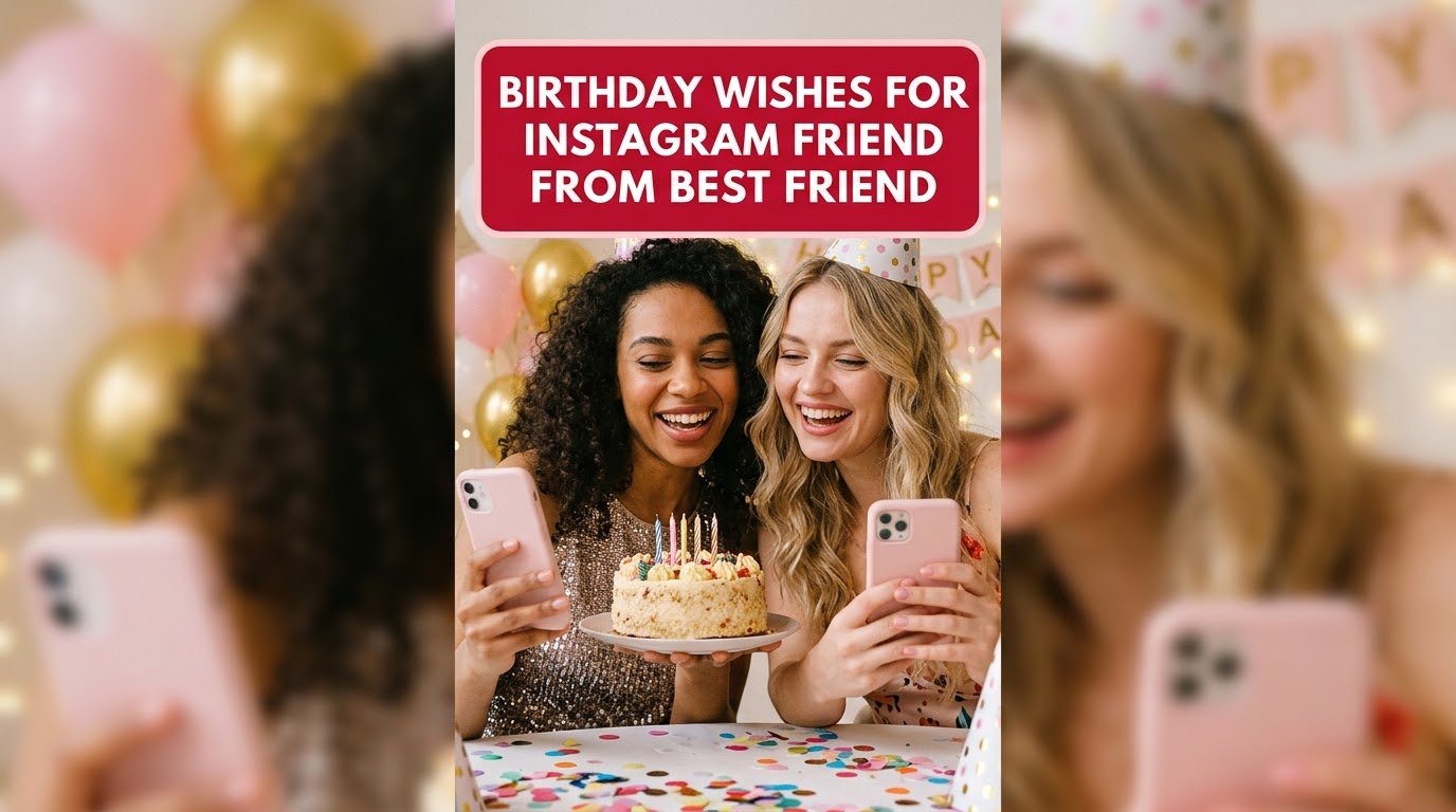 Birthday Wishes for Instagram Friend from Best Friend