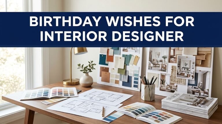 Birthday Wishes for Interior Designer