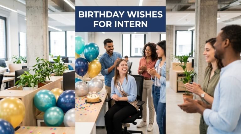 Birthday Wishes for Intern