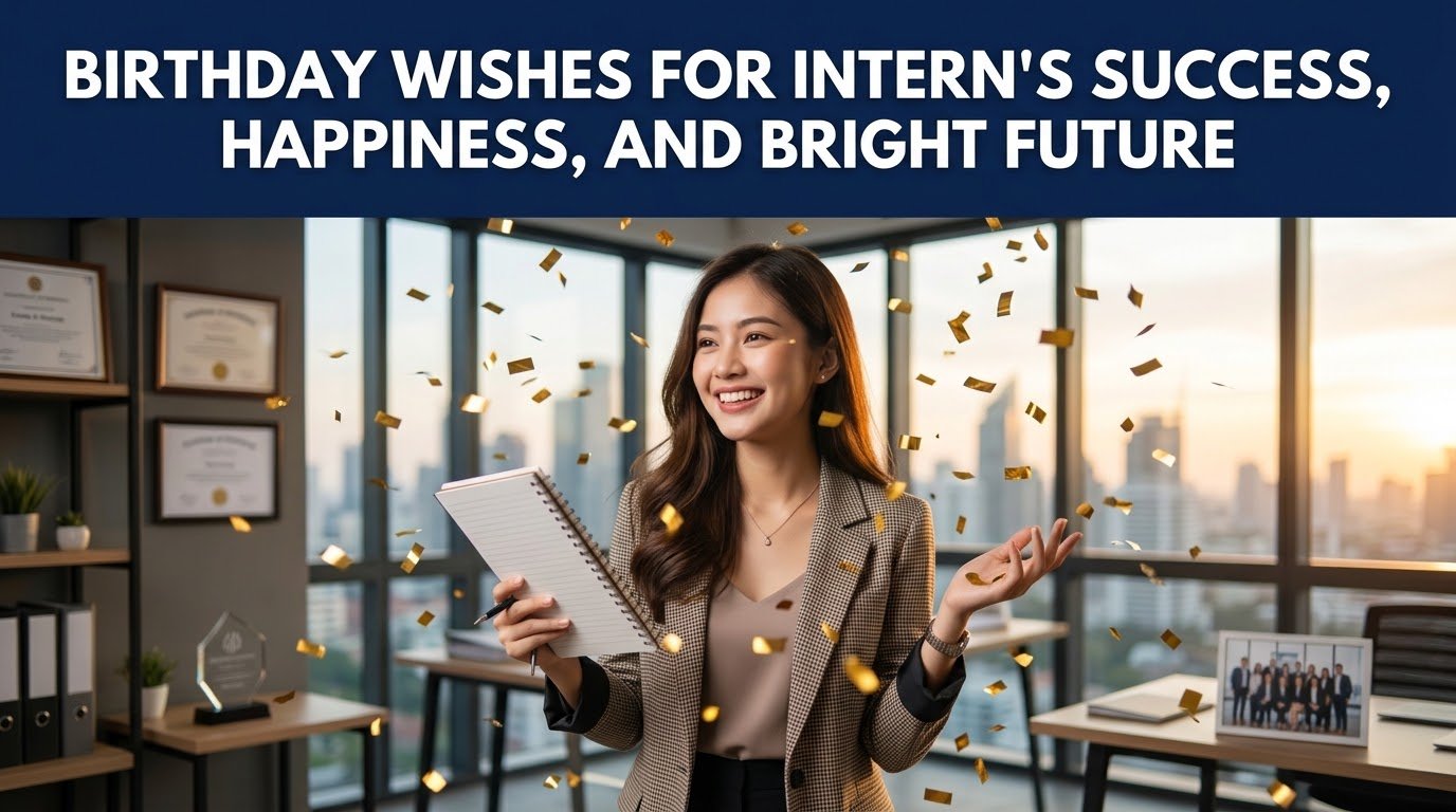 Birthday Wishes for Intern's Success