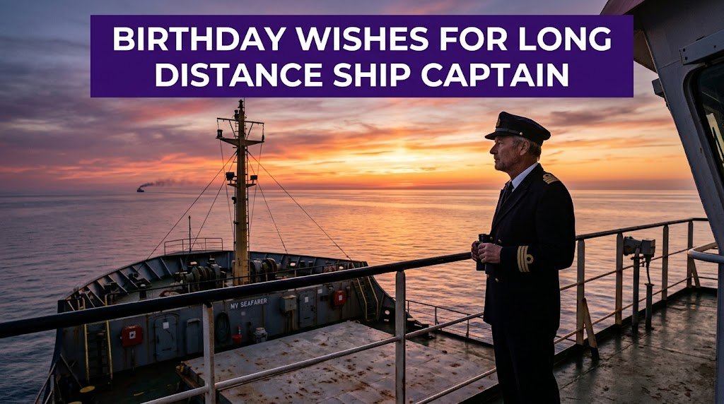 Birthday Wishes for Long Distance Ship Captain