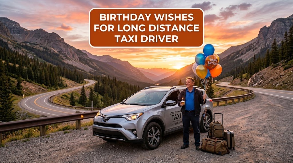 Birthday Wishes for Long Distance Taxi Driver