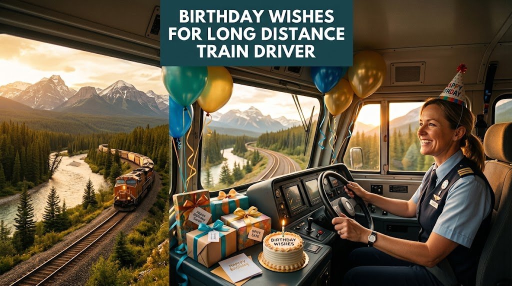 Birthday Wishes for Long Distance Train Driver