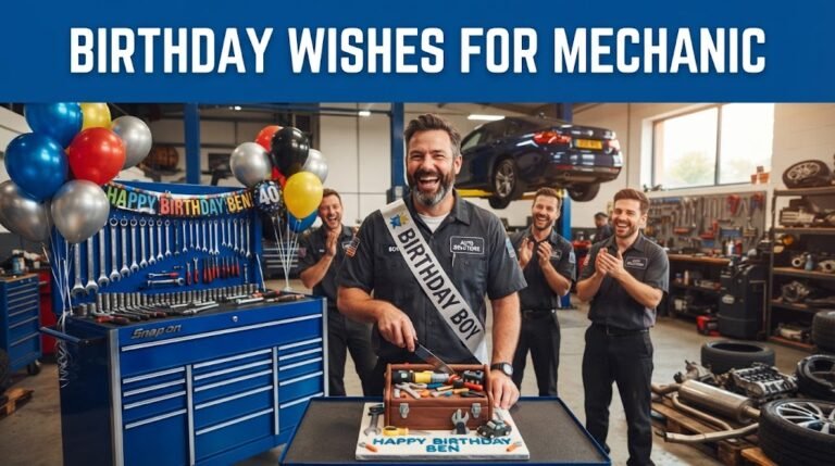Birthday Wishes for Mechanic