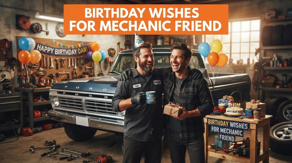 Birthday Wishes for Mechanic Friend