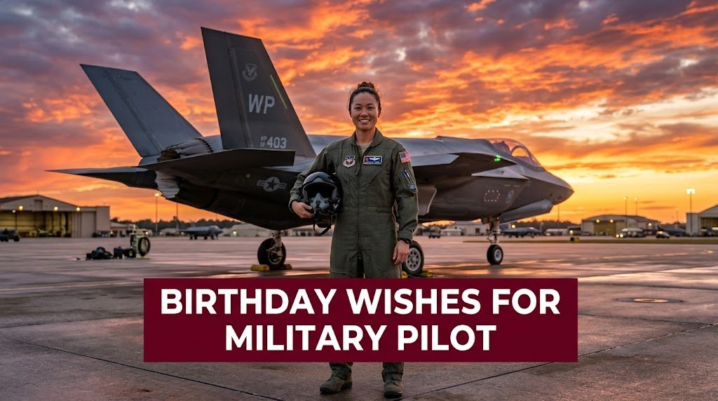 Birthday Wishes for Military Pilot
