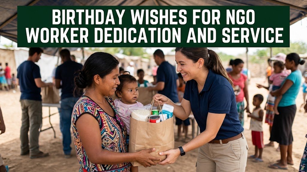 Birthday Wishes for NGO Worker Dedication and Service