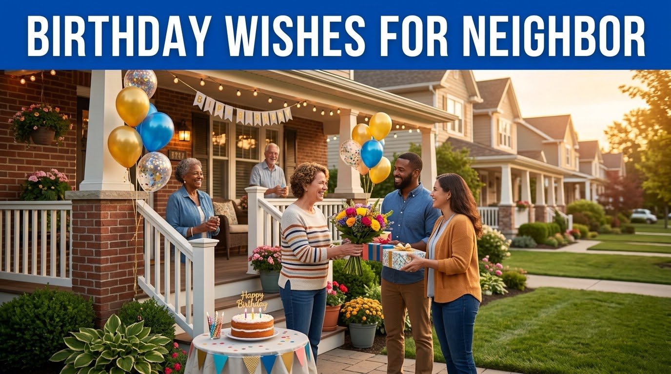Birthday Wishes for Neighbor