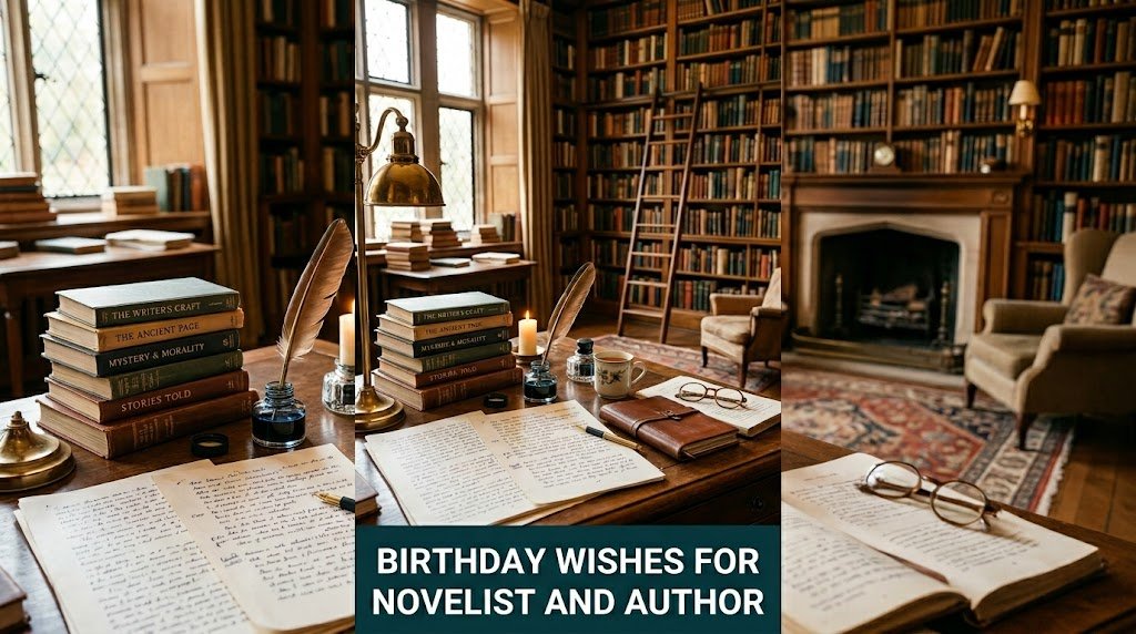 Birthday Wishes for Novelist and Author