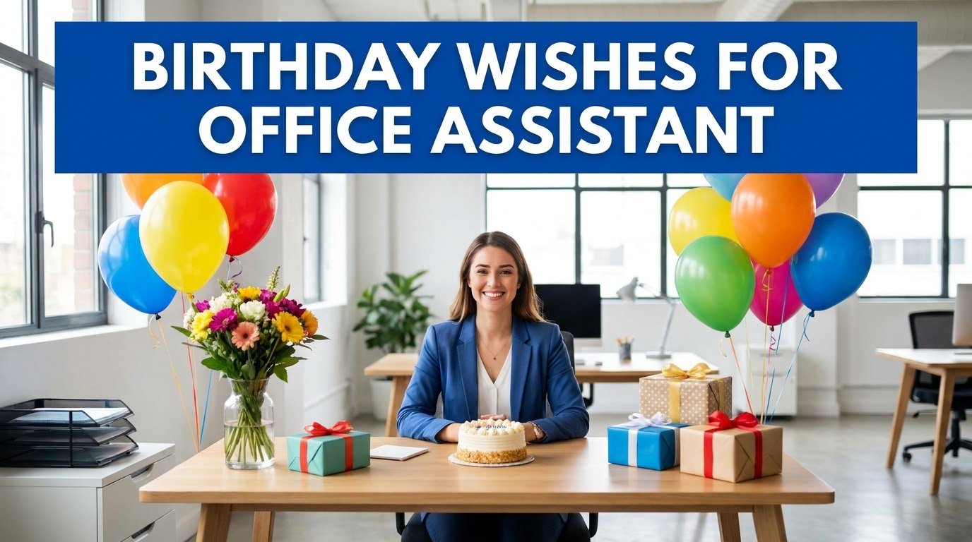 Birthday Wishes for Office Assistant