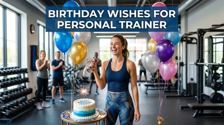 Birthday Wishes for Personal Trainer