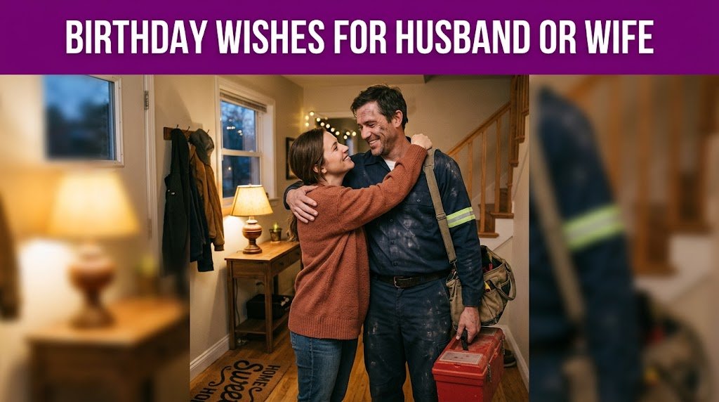 Birthday Wishes for Plumber Husband or Wife