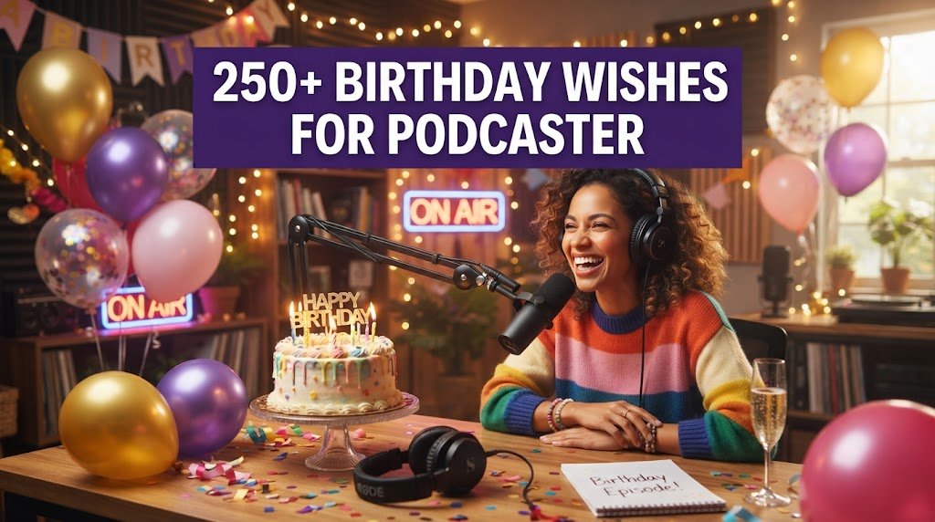 Birthday Wishes for Podcaster